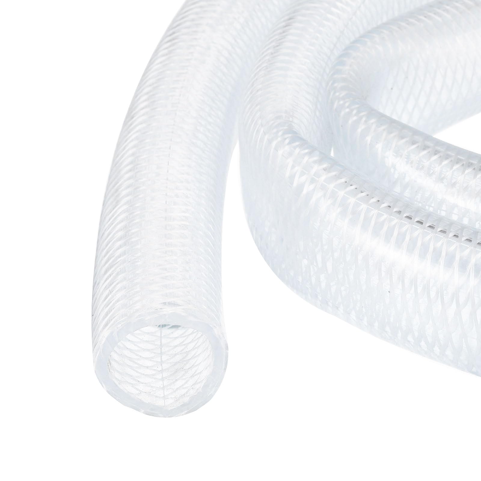 Flexible Braided PVC Hose 10ft - Clear 25.4x31.8mm-image-3f31c855-8039-4e99-987f-db9e1f17db44-100571