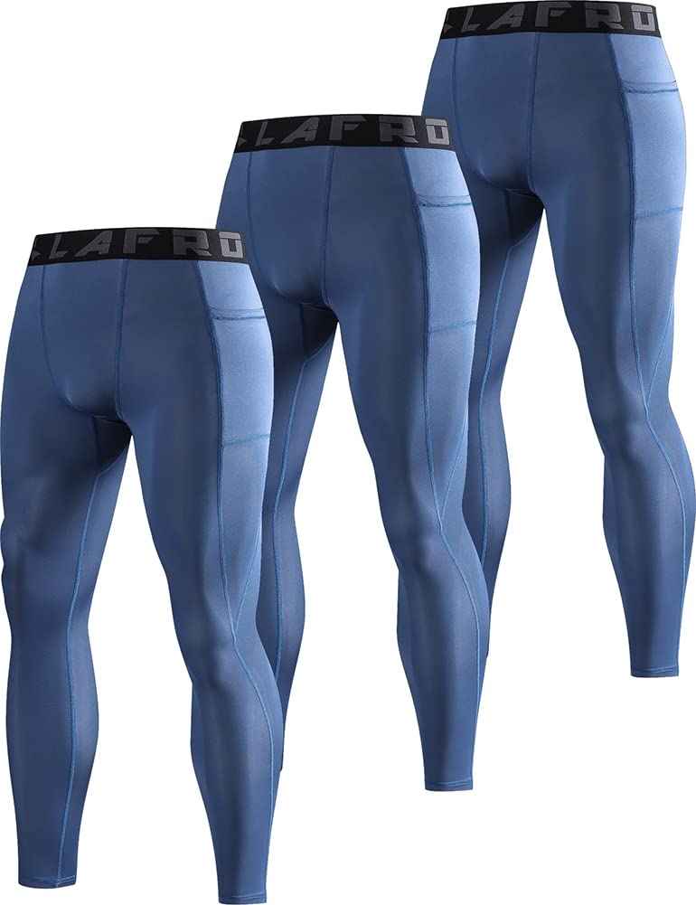 Men's Compression Tights 3-Pack - Grayish Blue XXXL-image-c924849c-85fe-44da-aa60-3fd3f6f668c4-111433
