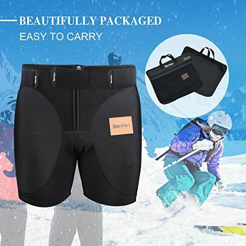 BenKen Ski Butt Broek Heupbescherming Butt Guard voor Skateboarden Skiën Rijden Fietsen Snowboarden Overland Racing Armor Pads  18
