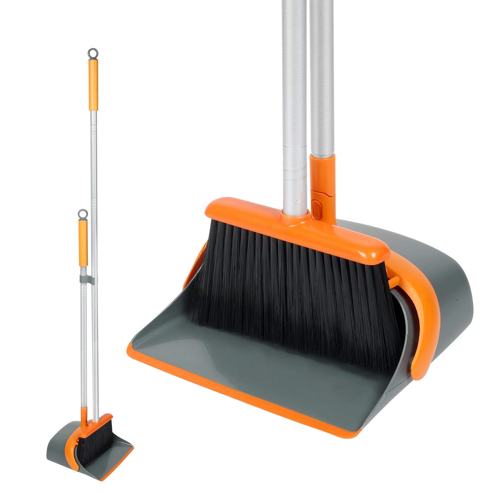 Dirty Fox Broom And Dustpan Set With 54 Inch Long Handle - Perfect