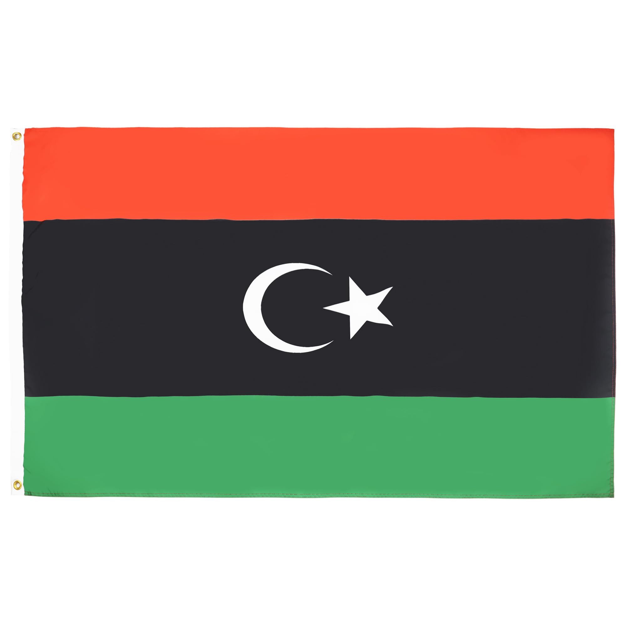 AZ FLAG - Libya Flag - Ft - Light 3x5 Brass 3' x 5' 150x90 Cm-image-76340ab0-978a-4ca8-9d07-c5b8470e0cb9-56745