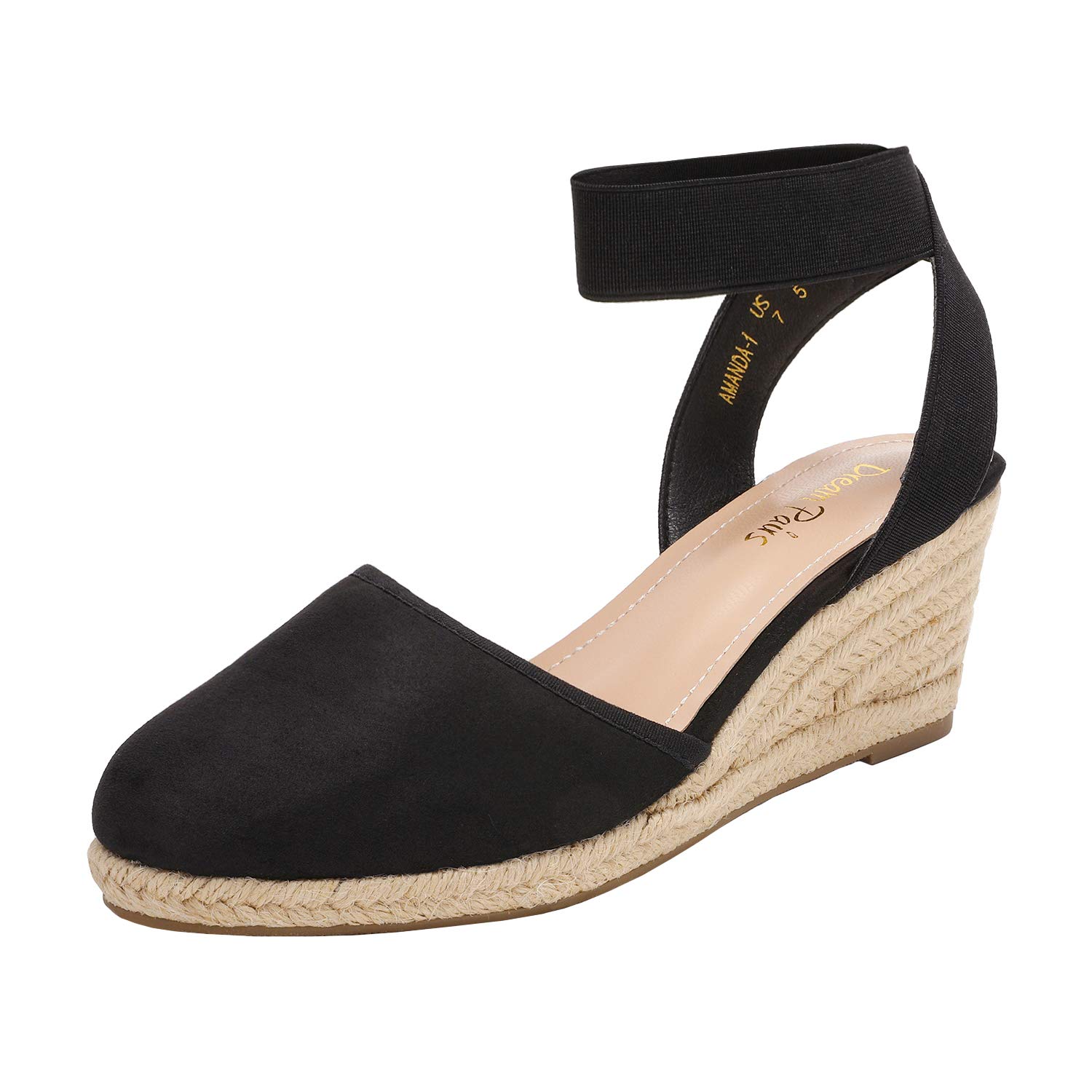 Women's Espadrille Wedge Sandals - Black 11-image-e25e1c54-dfef-4195-a4b0-e99b4866c02b-120983