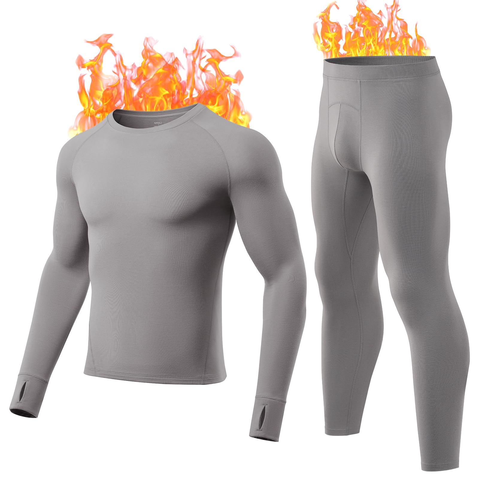 Men's Thermal Underwear Set - Grey XXL-image-15377fcb-80c7-4d85-96c0-07a48a326ee8-112034