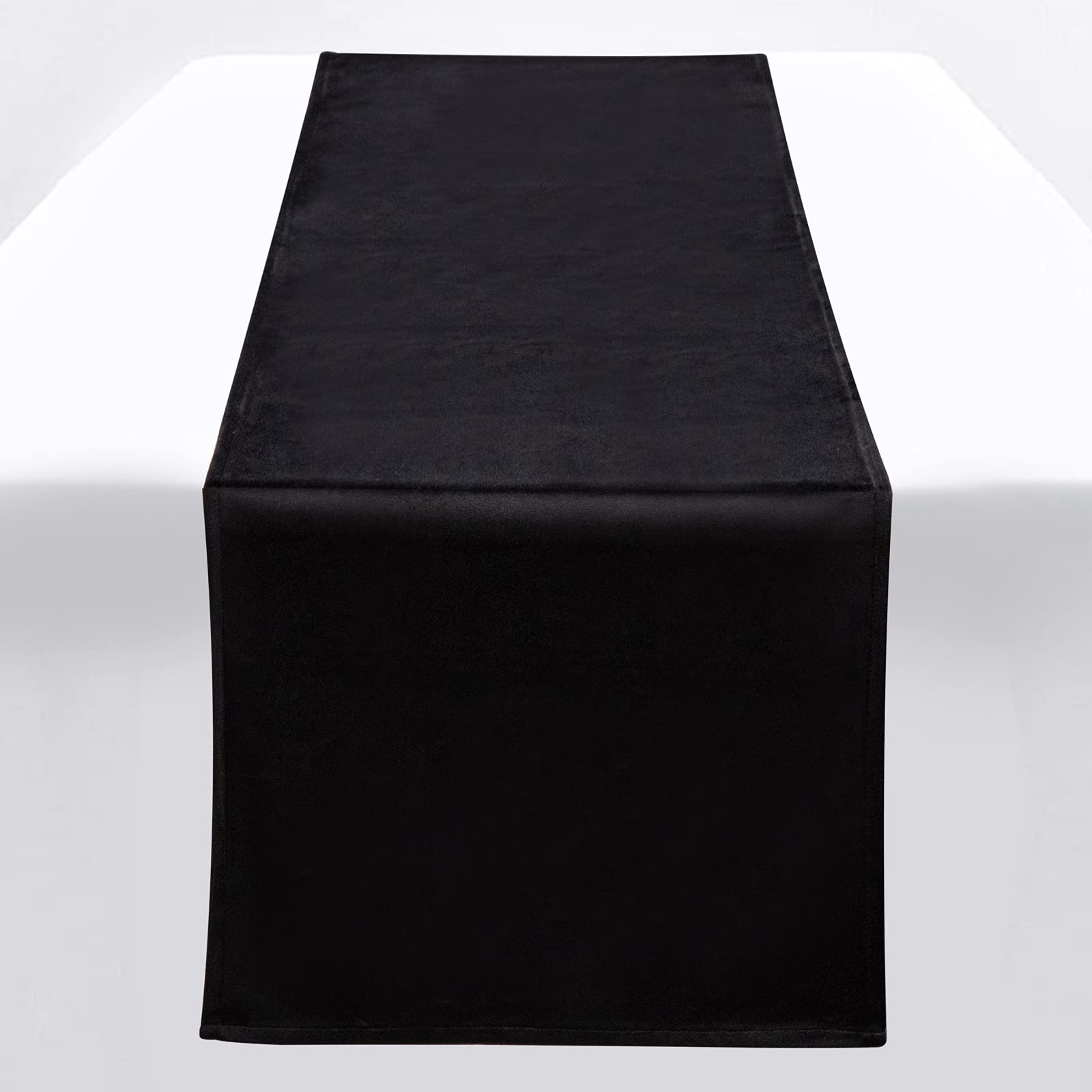 Luxury Black Velvet Table Runner 33 x 183 cm - Perfect for Weddings & Parties-image-85ec5581-714b-4ff6-b893-1b5d1f4bee67-57112