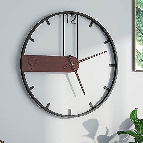 Large Modern Wall Clock - Black M