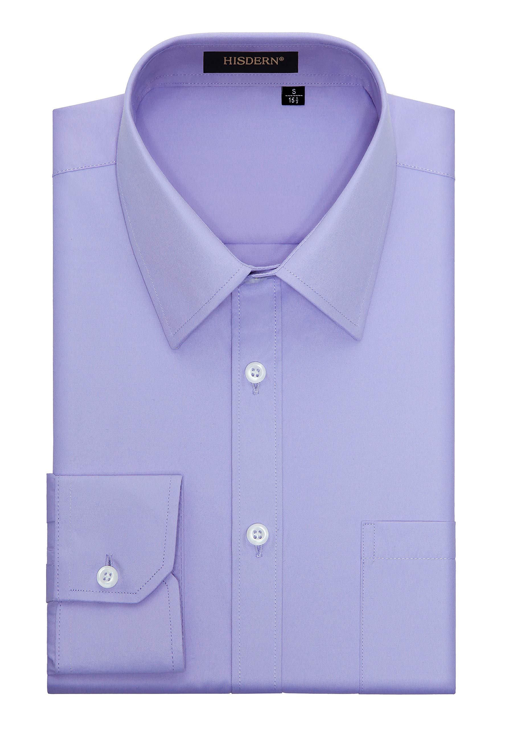 Men's Formal Dress Shirt - Light Purple 4XL-image-7ce09fde-61a8-453e-a26b-39b417decfe2-103807