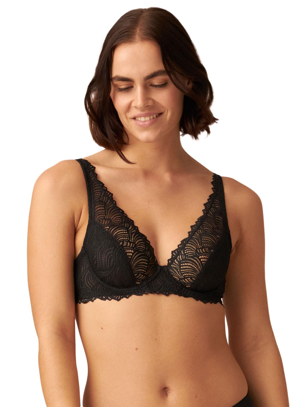 Lace Underwired Bra Adjustable Fit - Black 34C-image-f4b99f74-bdf6-4c01-88c0-8669585c3300-103017