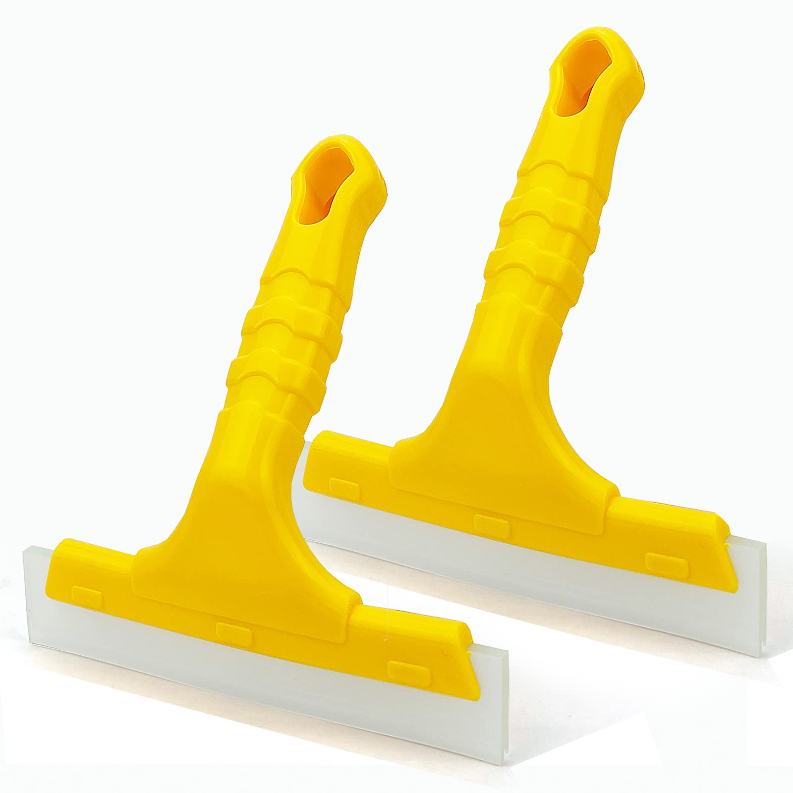 Mini Silicone Shower Glass Squeegee - Streak-Free Cleaning for Windows & Vehicles, 15.5 x 14cm, 2 Pack-image-86504f55-1b1b-4faf-9581-411ba74e56c9-66598