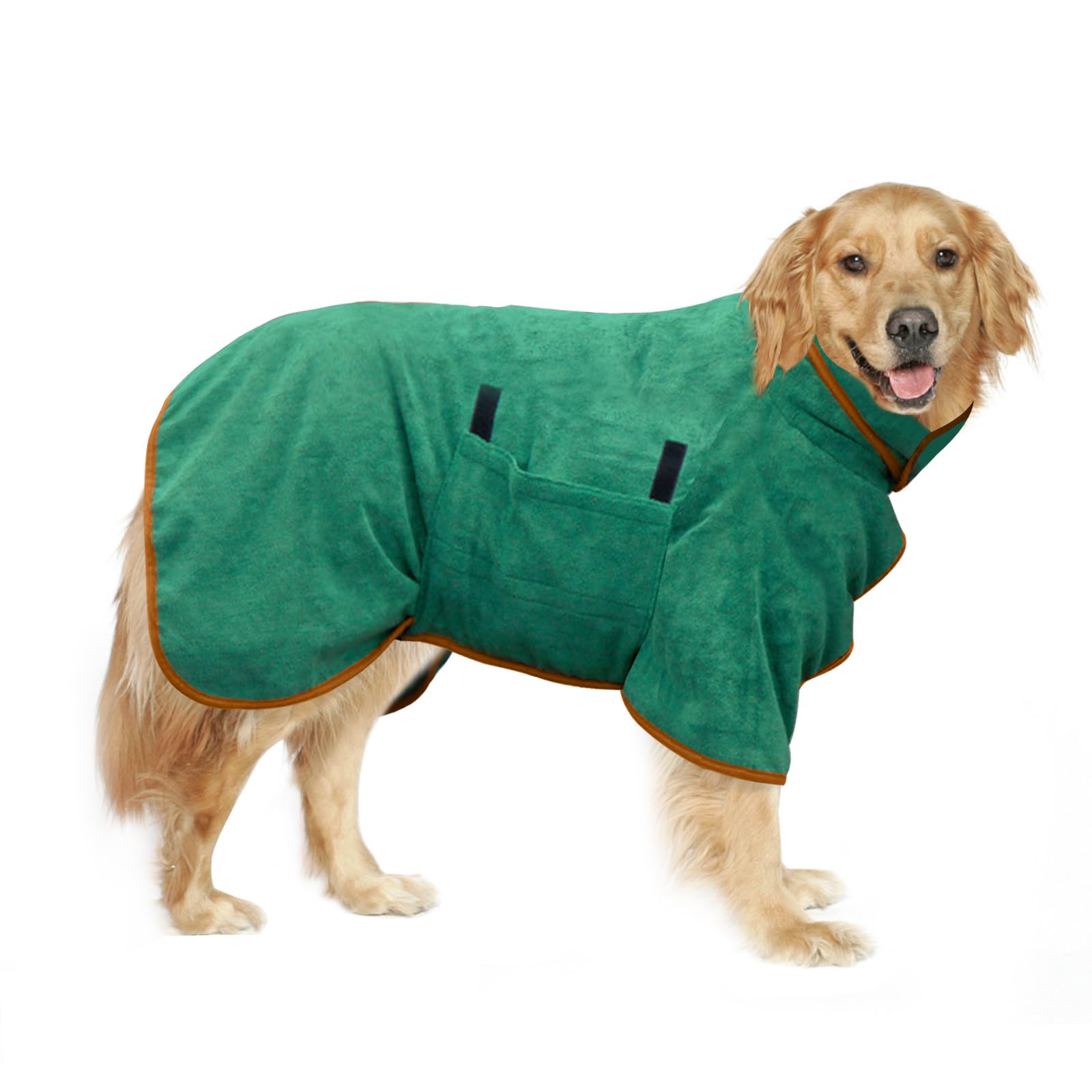 Super Absorbent Microfibre Dog Bathrobe for Fast Drying - Adjustable Towel for Dogs & Cats-image-8cec9339-37c7-4bf1-894a-2dd45ed2a586-67304