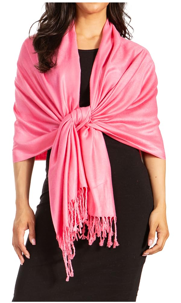 Bamboo Rayon Shawl Wrap - Melon 78x28-image-5f2a4ded-5c37-45b6-b19b-afbd735d84aa-89272