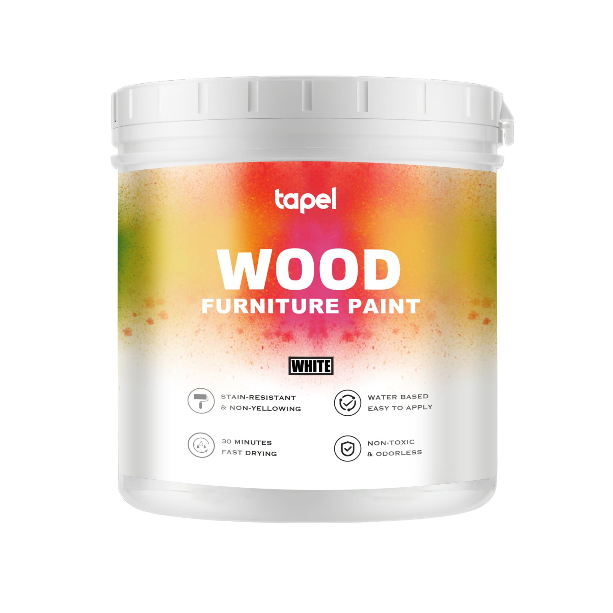 Quick-Dry Matte Wood Paint - White 1 Litre - Best Before November 2025-image-60c57bd9-3c7e-4731-9c49-017d45ae36fc-104466