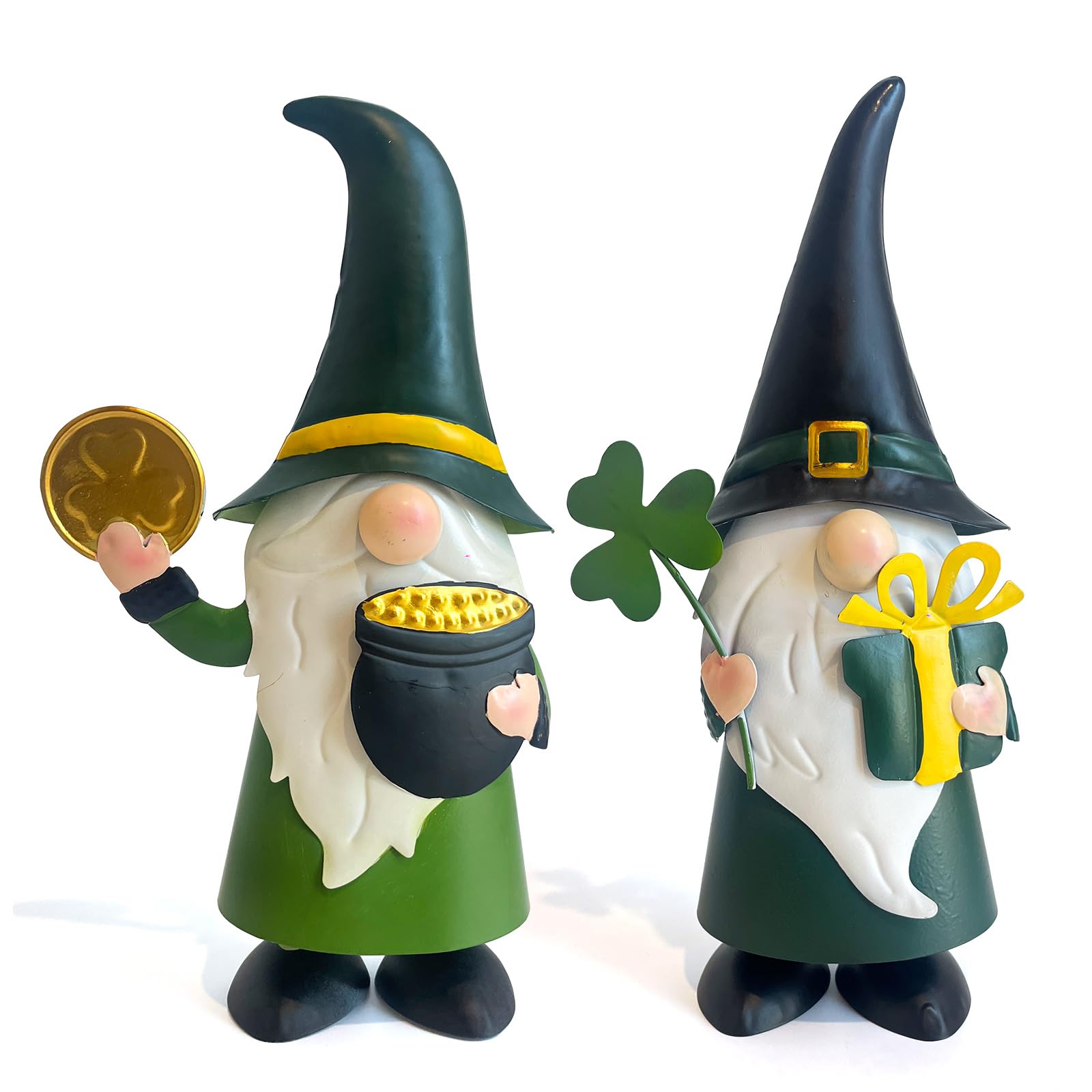 St Patrick's Day Metal Gnome Decoration - 14 Inch-image-3705983b-c2f5-4761-86cd-f7f8dee45224-93717