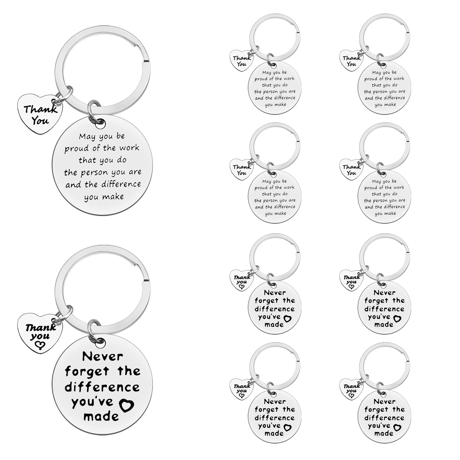 10 Pcs Thank You Gifts for Women & Men – Appreciation Gifts for Colleagues, Nurses, Teachers, Mentors