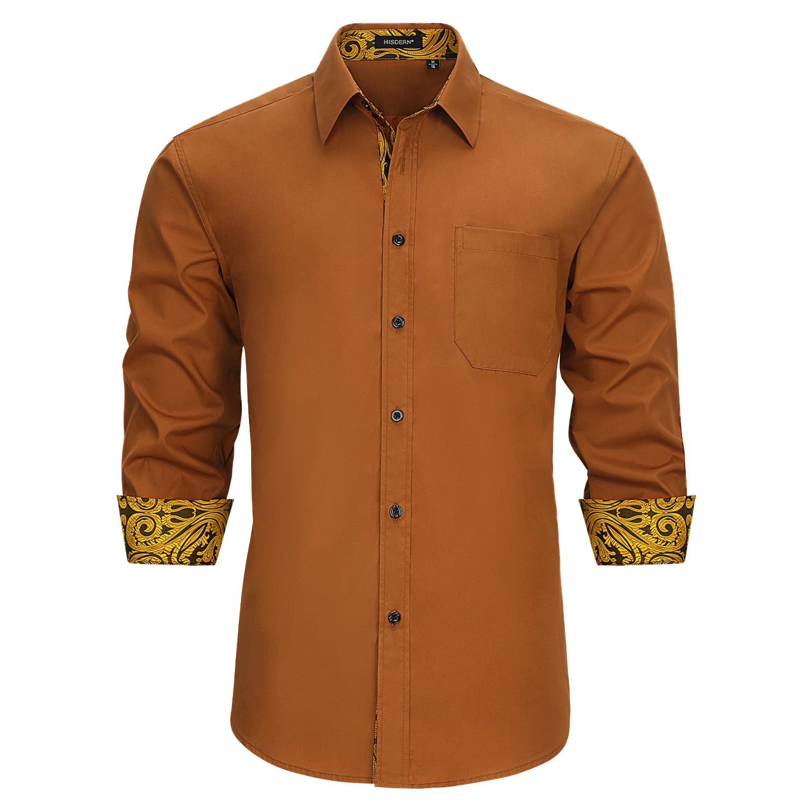 Men's Formal Dress Shirt - Gold Brown XXL-image-4bd510a8-e91e-4fa3-9ab0-792271eefdcb-106482