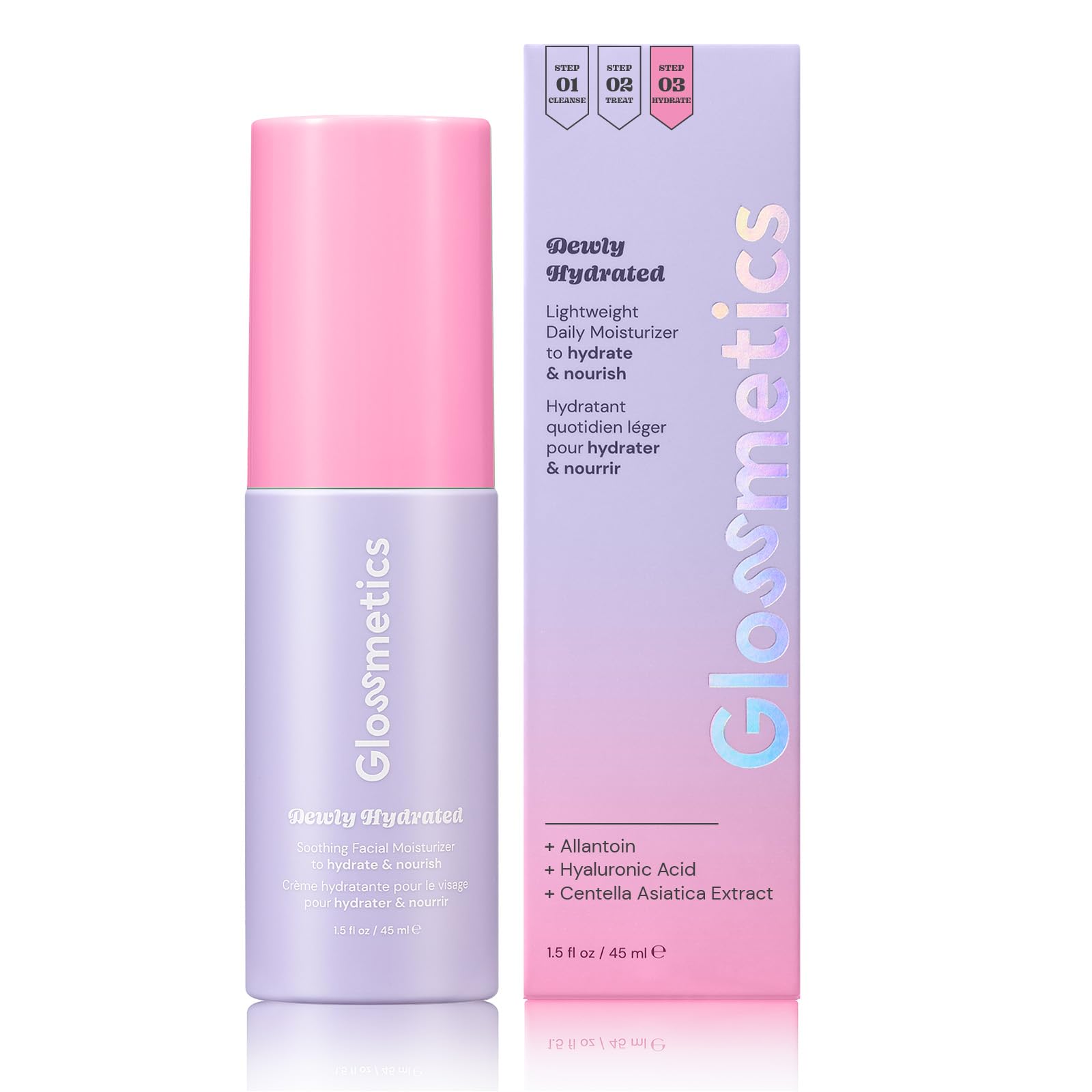 Glossmetics Dewly Hydrated Moisturiser with Centella Asiatica for Combination Skin, 45ml-image-42f6402f-3f59-44c3-acad-88435ee3b56d-2363