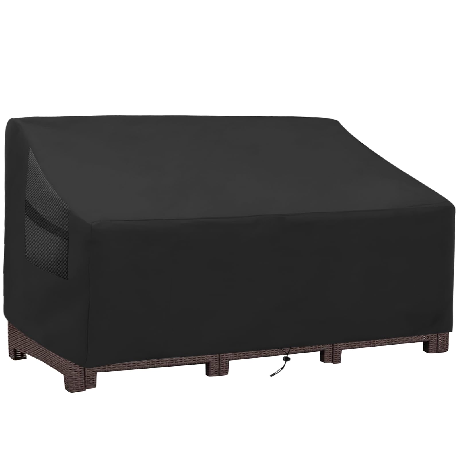 Garden Sofa Cover Waterproof - Black 224×83×84cm-image-0681a9ec-0b4b-4883-848e-7997ef8f5216-110063