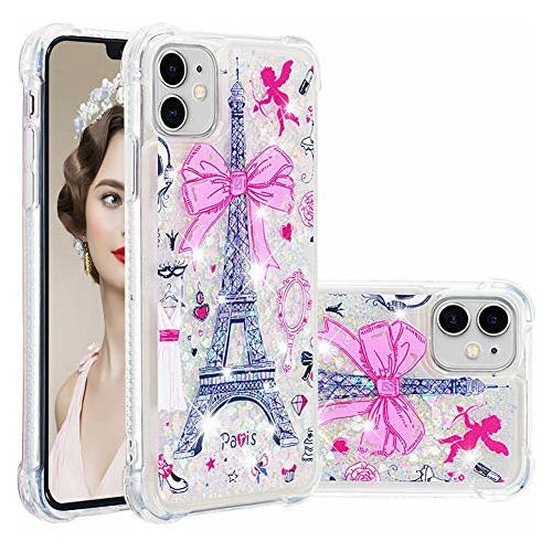 Coque Pailletée Liquide Pour IPod Touch 6/5/7 - TPU Souple Transparent Antichoc - Design Brillant Flottant