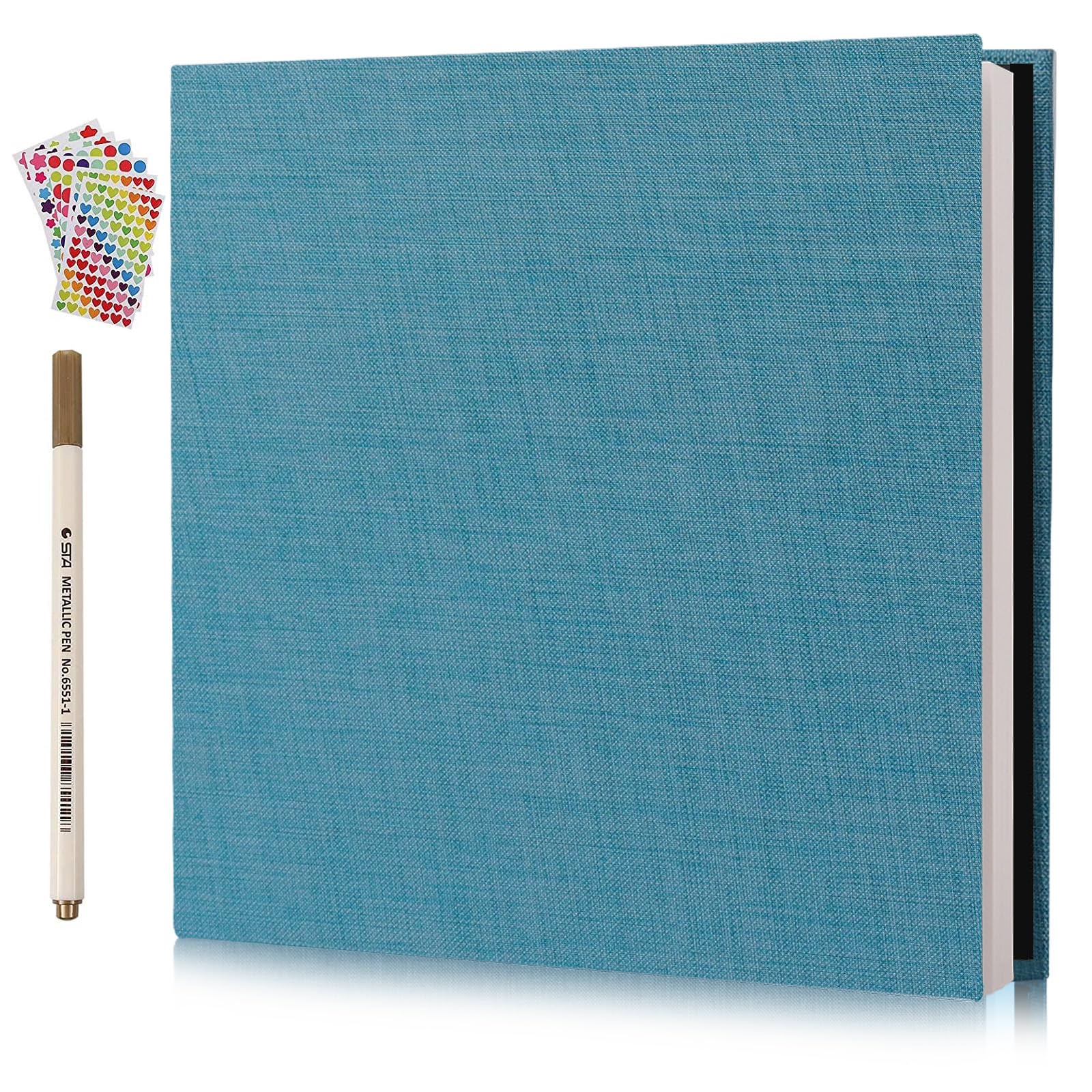 Large Photo Album 40 Pages - Sky Blue 12.6x13.2inch-image-61dc5caf-ca4d-4f1c-9362-29444a631317-103670