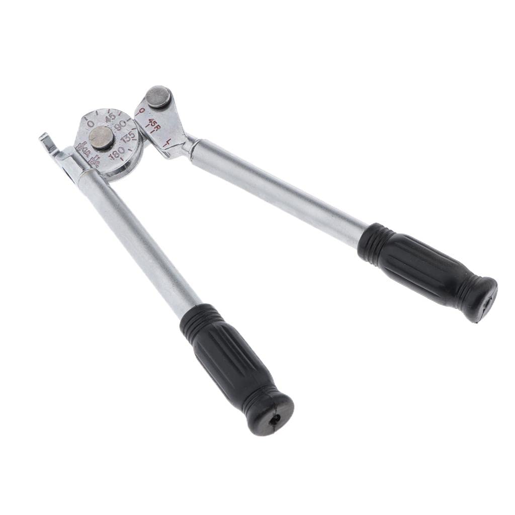 Heavy-Duty Tube Bender – 5/16” (8mm) Manual Bender For Soft Copper, Aluminum & Steel Tubing – 180° Precision Bends
