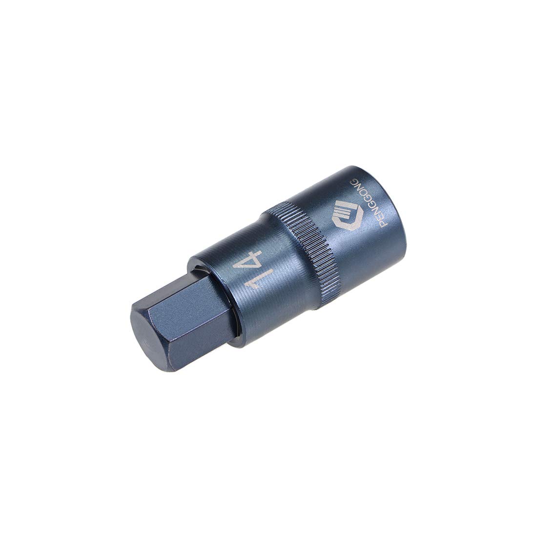 sourcing map Drive Bit Socket, Steel 1/2" x H14 (14mm) Hex S2 2" Blue-image-bc899b3c-8bd2-4360-8399-3a82365fe483-62554