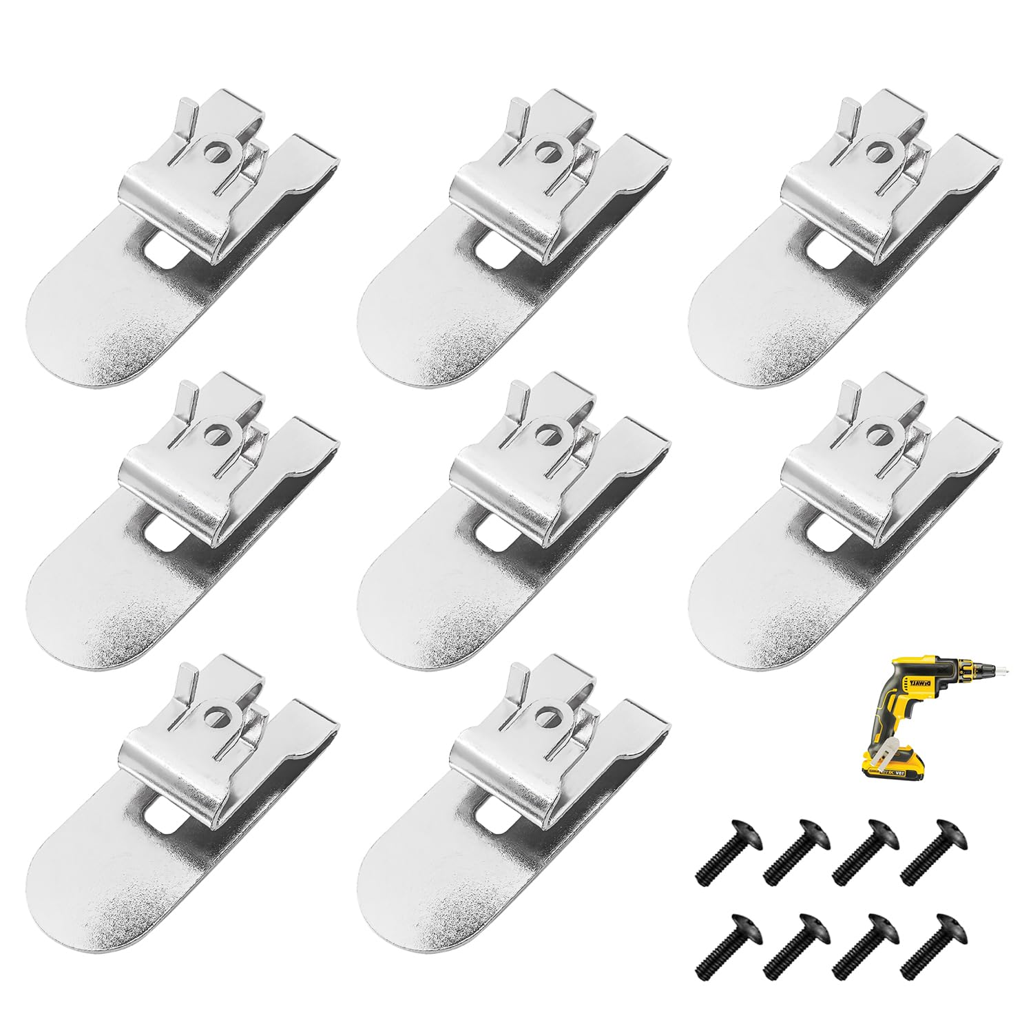 Belt Hook Clip Set 8PCS - Silver-image-3deb3db5-4d9c-46c6-a454-156d1025868f-112234