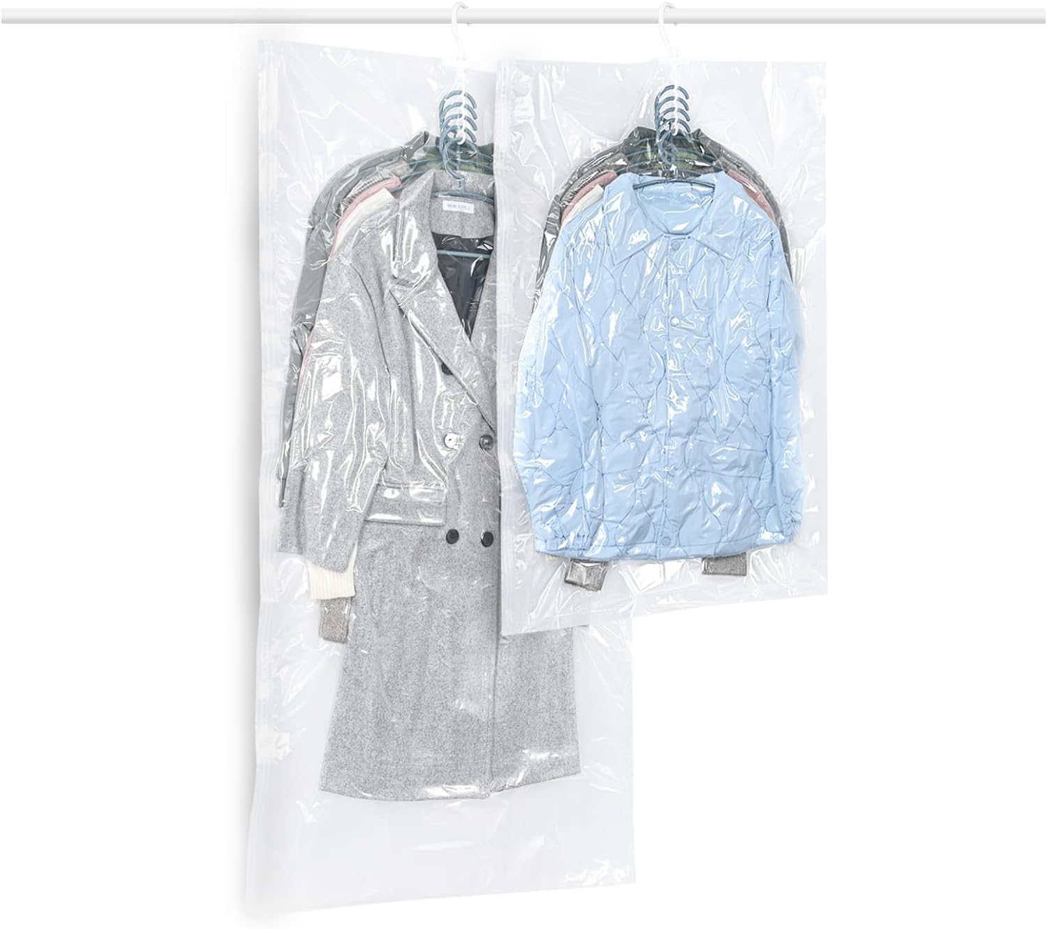 Vacuum Storage Bags, 80% More Space, 4 Pack, Double-Zip Seal, Triple Seal Turbo-Valve, 100x80cm-image-8cea9171-1771-458a-bd41-b2416748c80b-68379