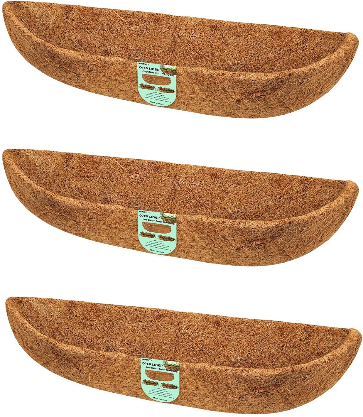 Coco Fibre Trough Liner 3 Pack - Brown 24in-image-5abeb52d-f0d5-4d1e-85e3-df5441a52e9b-94591