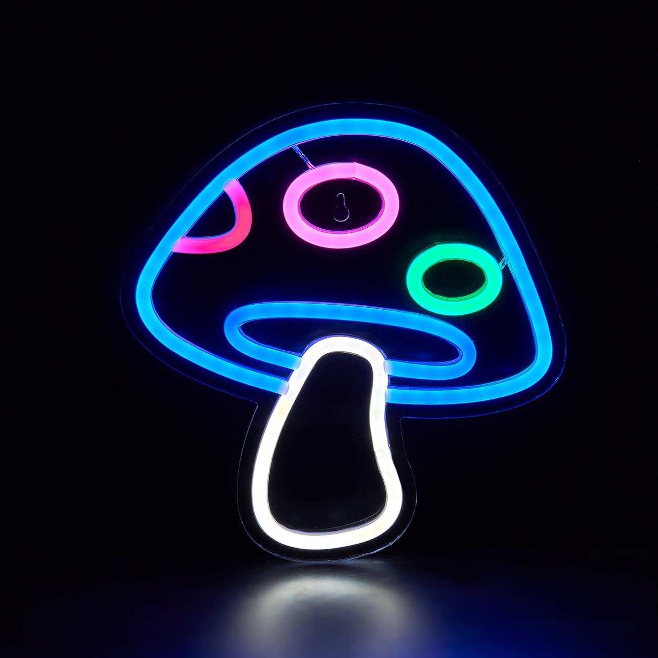 LED Neon Mushroom Sign - USB Powered, Cute Wall Art Light for Kids' Bedroom, Game Room, Living Room Decor-image-81c3a216-b656-4ddd-b9f9-49d90c0d71a7-67723