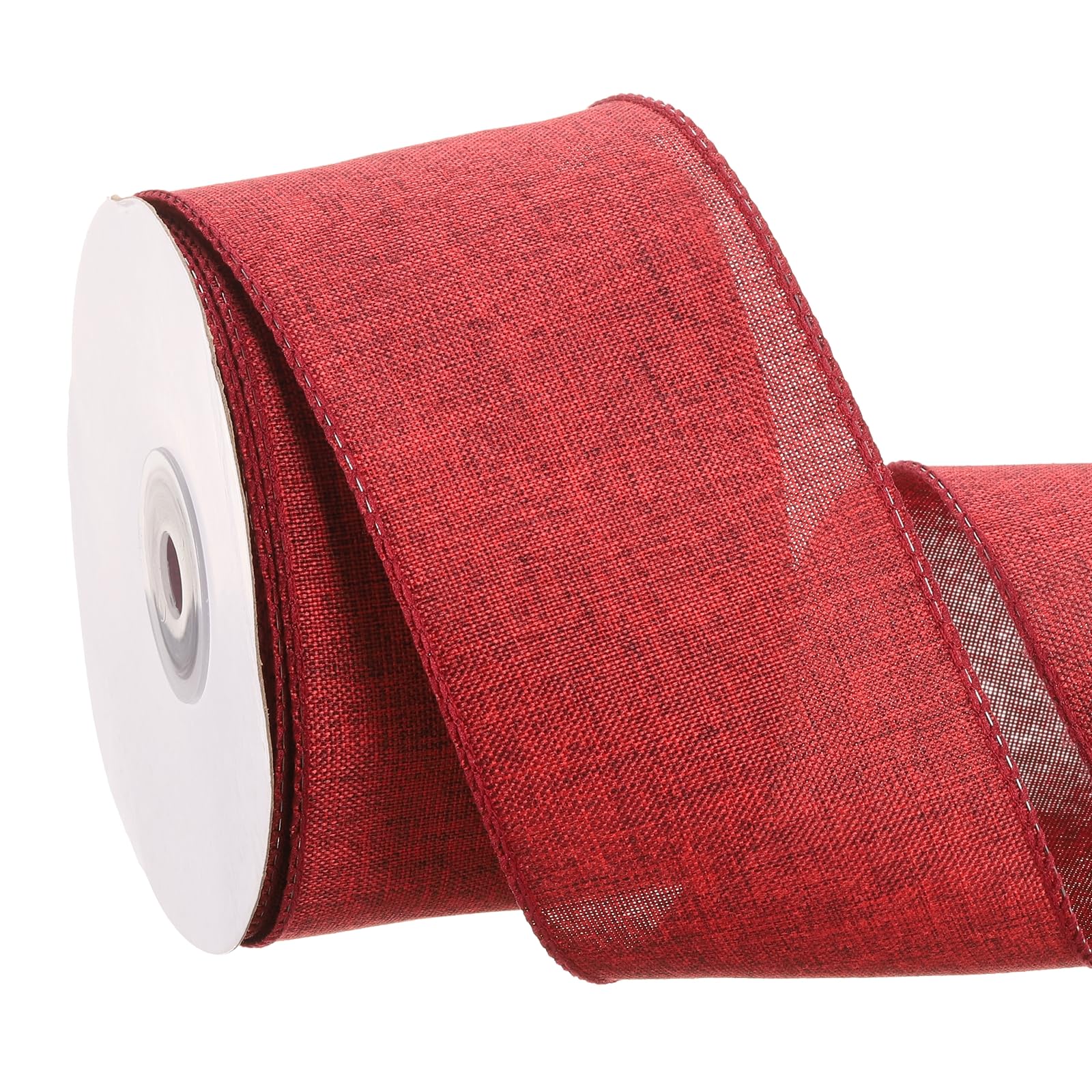 sourcing map Burlap Ribbon Inch Yard, Edge Wired 2-1/2 x 10 Wired-image-f4bb8842-3709-4429-b569-fb9af76e6385-63970