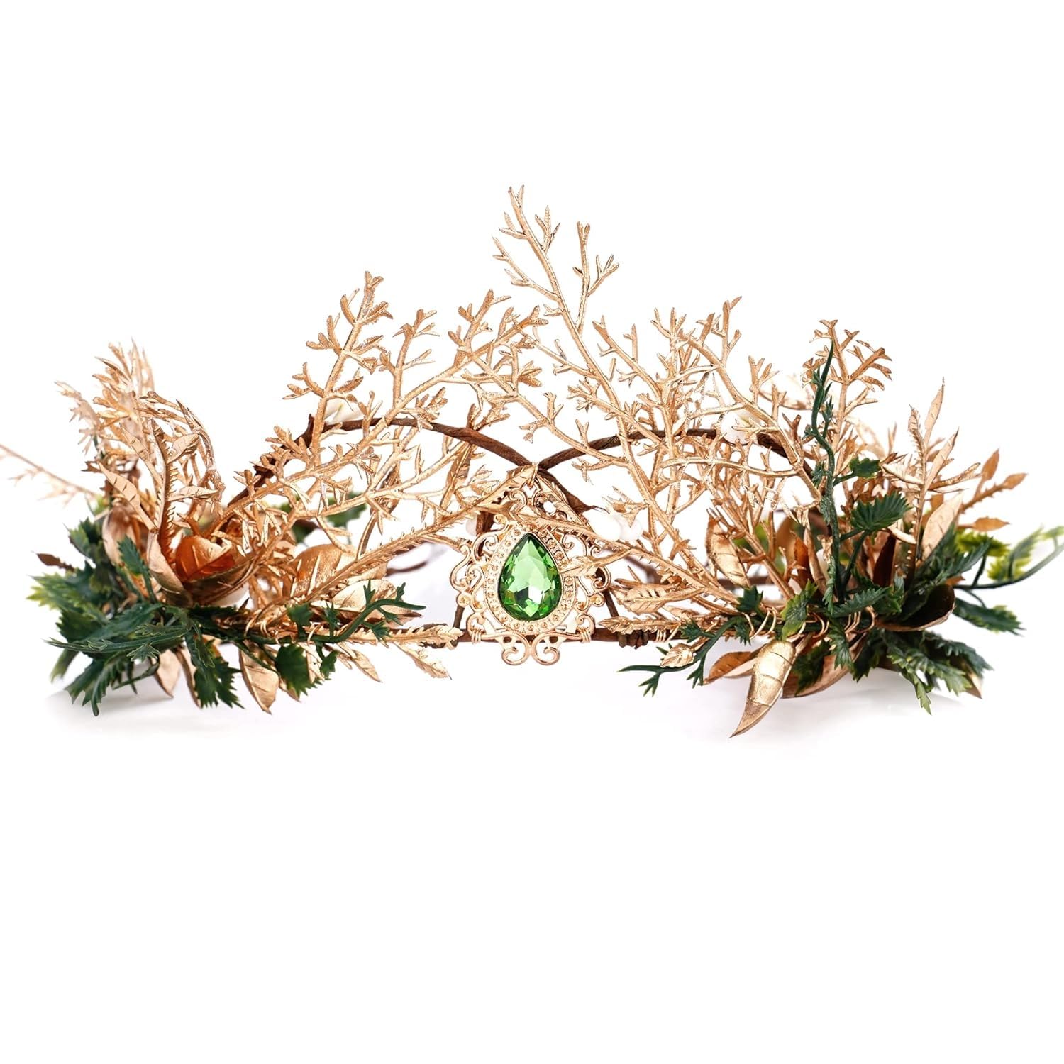 Woodland Elf Crown Leaf Headpiece for Adults - Cosplay, Weddings, Parties, Hand-Made with Adjustable Fit-image-4cdf13d7-0331-449d-9c9a-31cbf08de8a6-66996