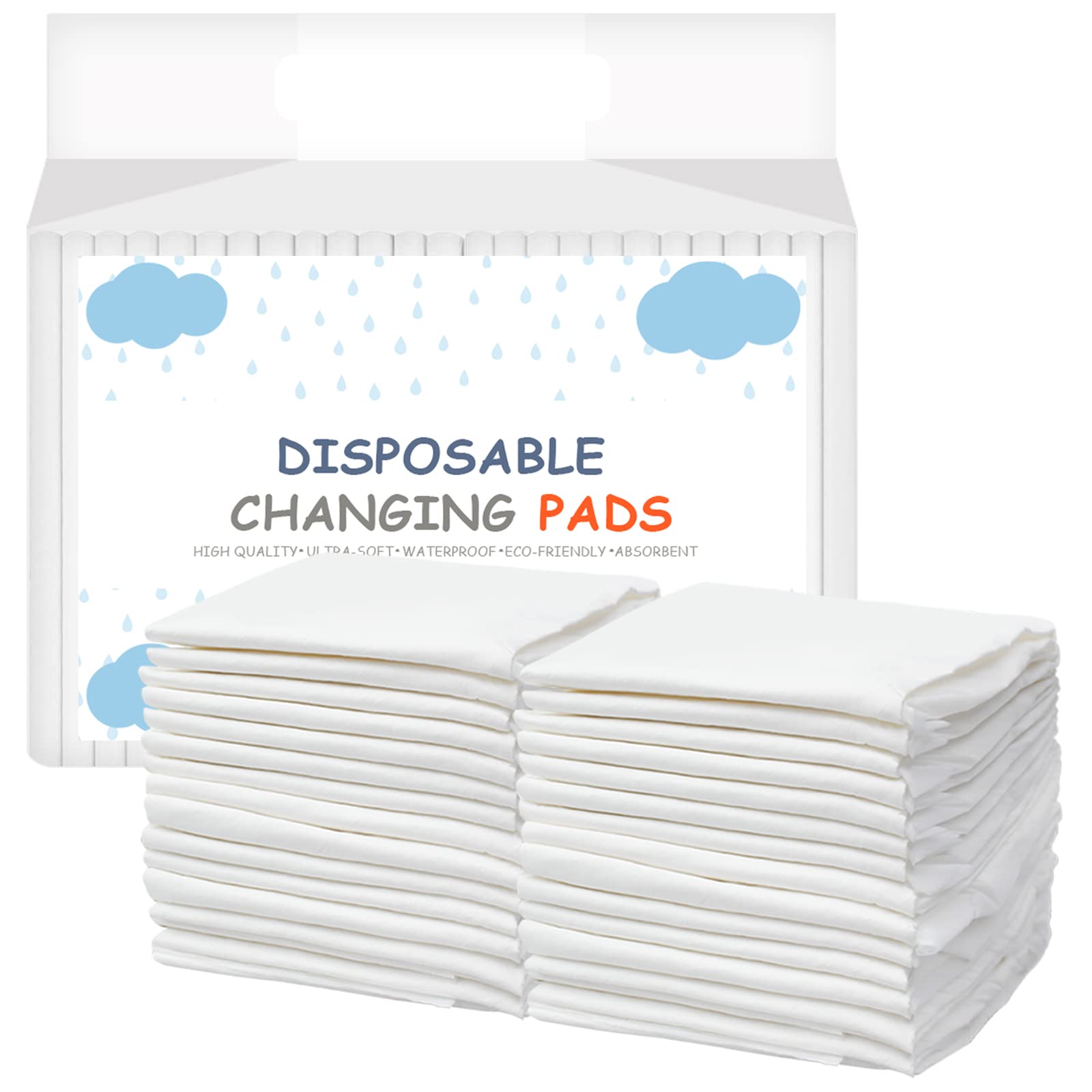 Disposable Incontinence Bed Pads 45x60cm - 25 Pack Mattress Protectors for Adults & Children-image-7308be6f-5501-4477-aee6-2fddc6210398-56422