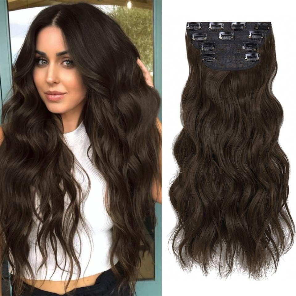 18-Inch Long Curly Clip-In Hair Extensions - Natural Soft Synthetic Hairpieces for Women-image-d75d0c8f-8bef-49d9-9a4d-fa7a3358afbd-56961