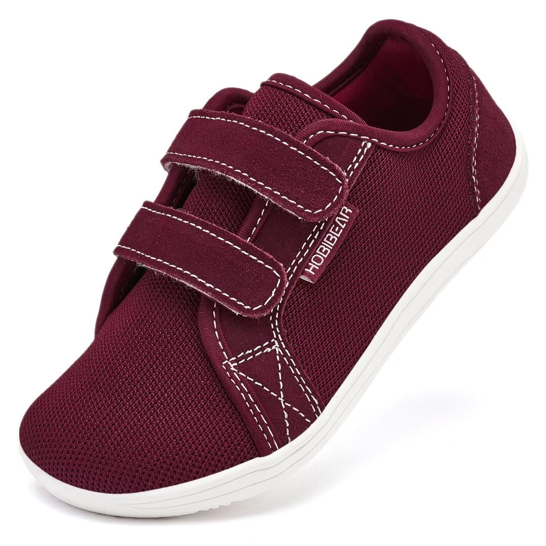 Kids Barefoot Shoes - Wine Red 12 UK Child Wide-image-4b7d147e-6069-4b64-875b-ac978ae856ca-115415