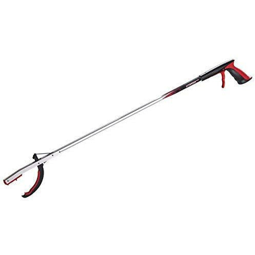 The Helping Hand Company Tidy Jon Pro Ramasse-litière pour Enfants, ramasse-litière à Manche Court avec poignée Confortable et Prise en Main sûre, 45 cm, Rouge/Noir