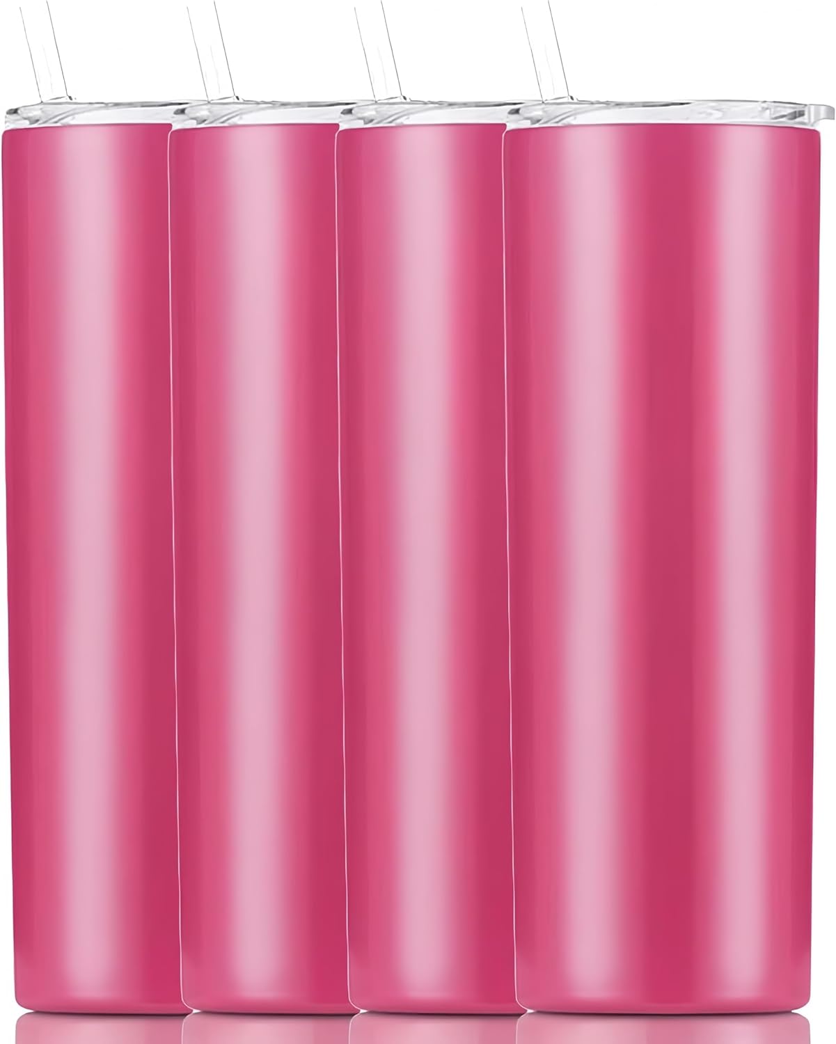 Rose Pink 12oz Stainless Steel Insulated Tumbler with Straw & Lid-image-c75464b9-504a-4774-9141-0eb3d2ce05a9-54917