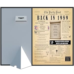 36th Birthday Poster 8x10 Vintage 1989 Newspaper Print-image-8efa2ef5-97b4-4e14-9a11-fbc5a777b546-62194