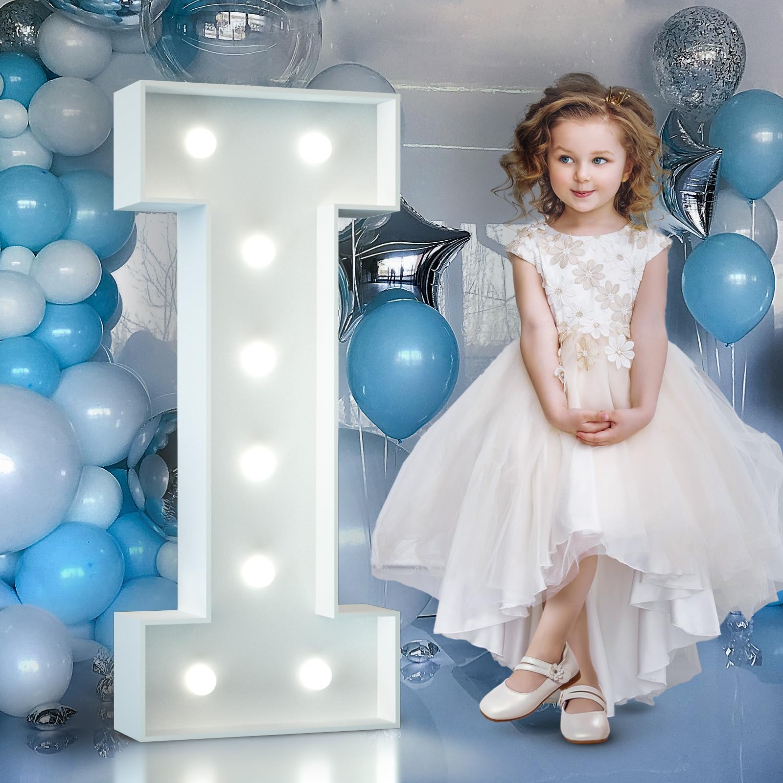 Light Up Letters Birthday Decoration: Letters I for Party 3FT Large-image-df94f2a5-7547-45b8-91bd-bfede52eac06-45764