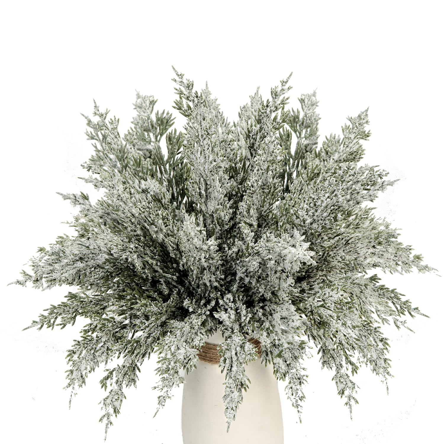KKSTY Pcs Christmas 30 Branches,10.5" Faux Evergreen Greenery Making-image-c905843e-6668-4b6b-85e1-4129790100c4-59149