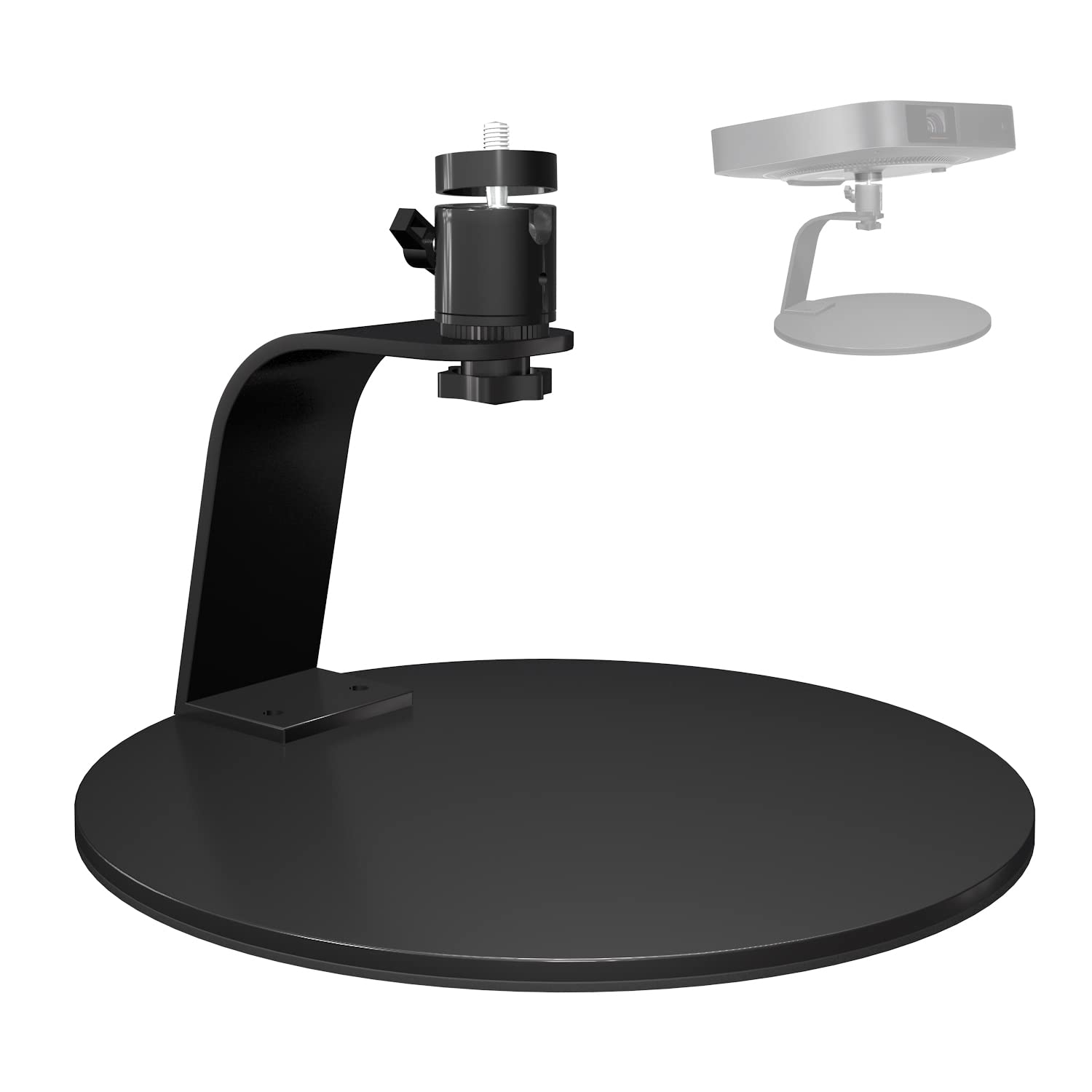Mini Projector Stand Adjustable Mount - Black-image-aeb94ab2-bb8a-42e9-93af-b36cb4ea06cd-109961