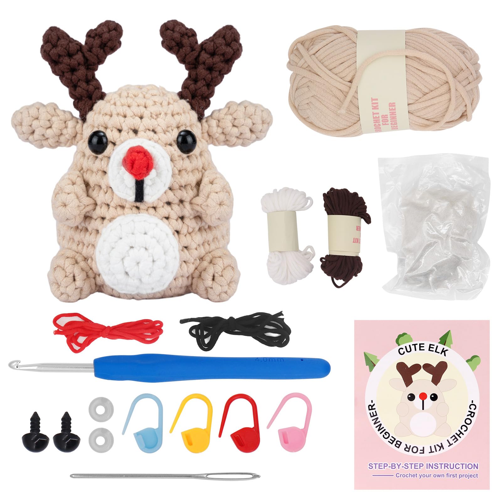 DingGreat Crochet Kit for Beginners - Complete Set with Tutorials, Calming Craft Gift-image-59a0d5ee-e78b-4333-86ca-f1c2e9a278c0-56420