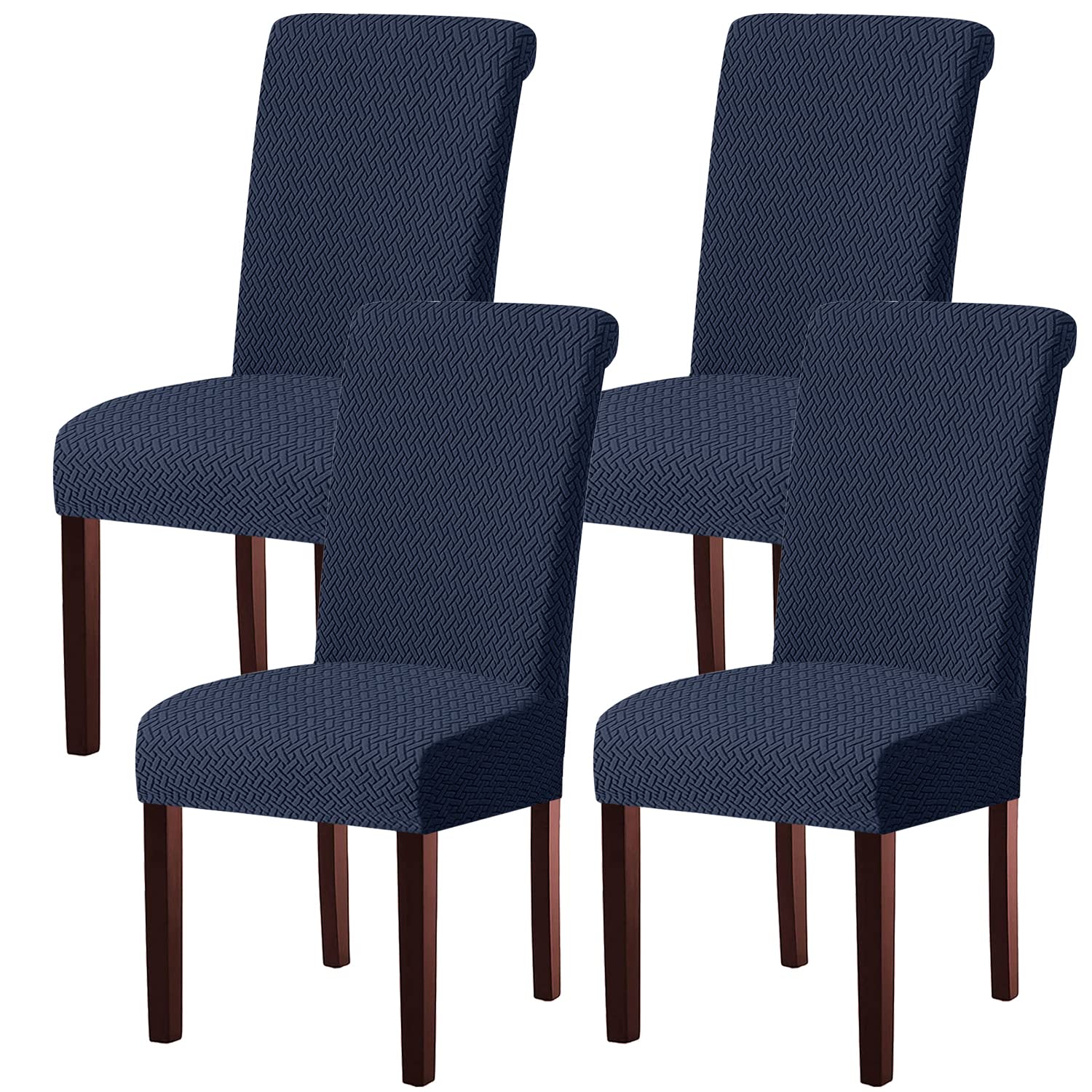 KELUINA Dining Chair Covers, Stretch Chair Covers Dining Covers(Navy,6-image-6ac4b264-4597-493e-a258-8061334e0f2b-9756