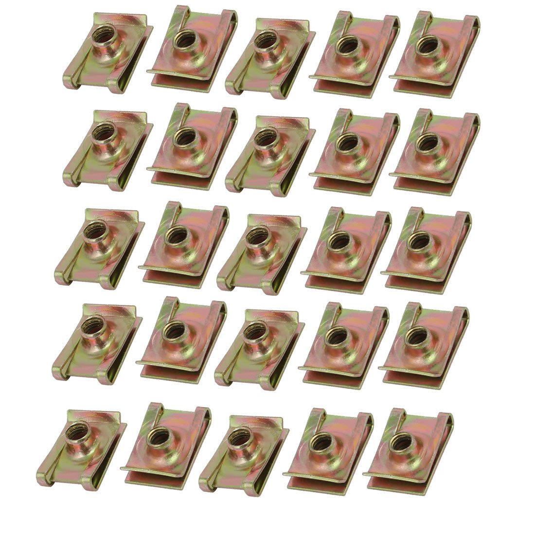 Sourcingmap Iron Speed Fastener U Nut Clip Tone for 25pcs Brass M6-image-a9b1b320-522e-4d22-961f-81aa131ea826-60942