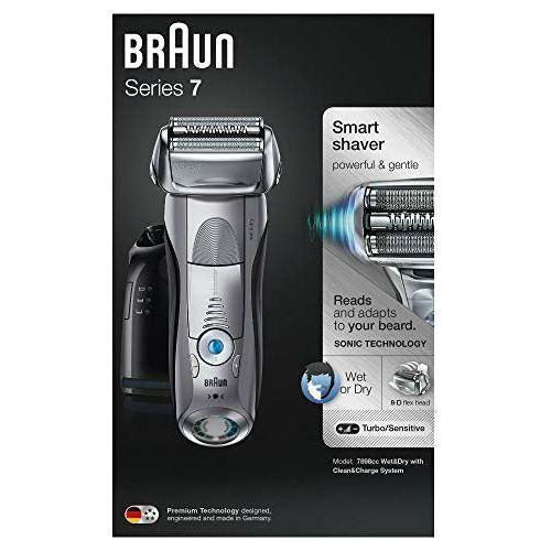 Braun Series 7 Electric Shaver For Men 7898cc Wet And Dry