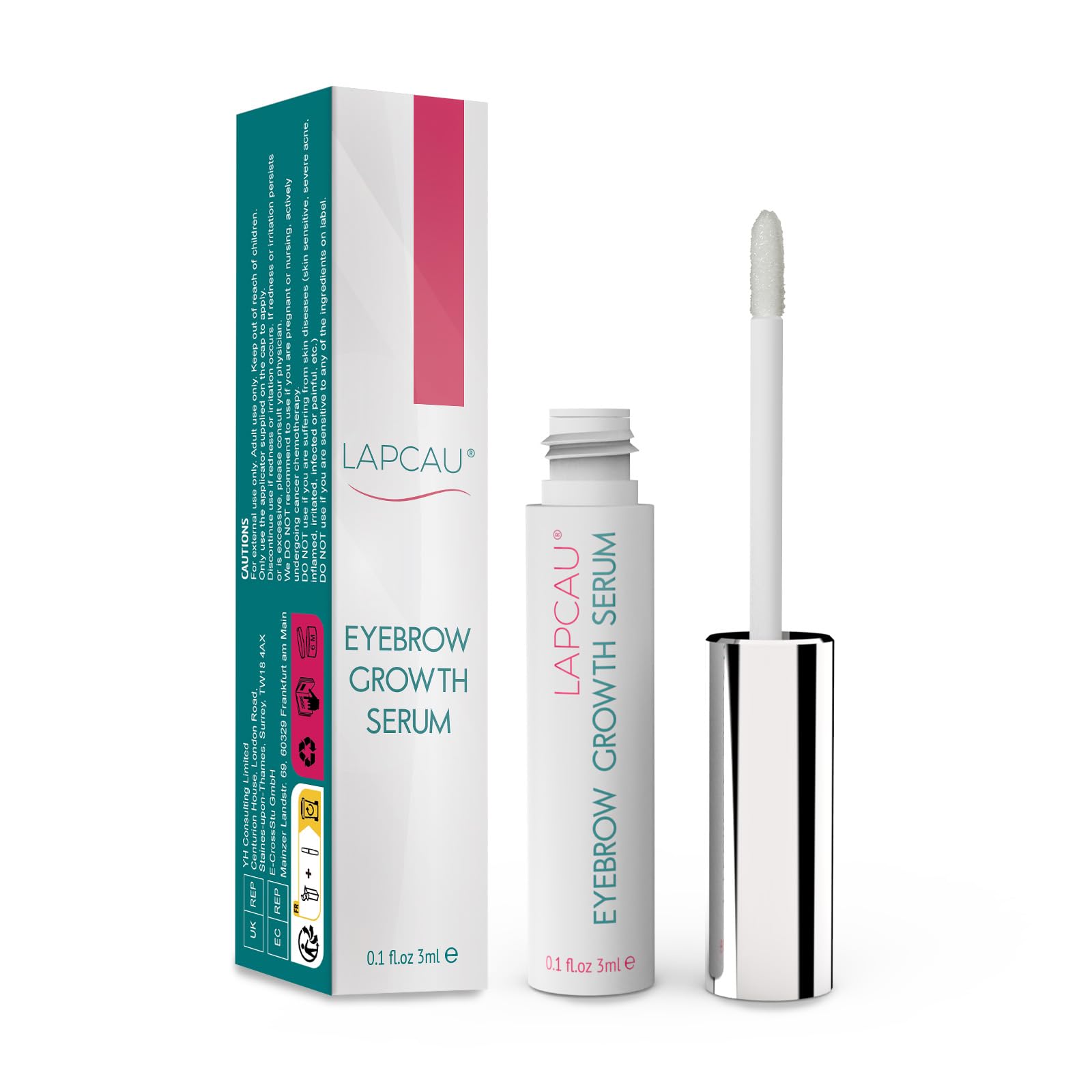 LAPCAU Eyebrow Growth Serum, Brow Serum for Fuller, 3ml Tripeptide-1-image-0c4f72f0-5d45-43e4-b892-4c68538c50df-52773