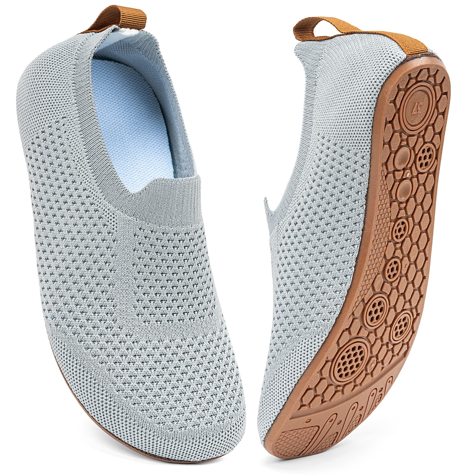 Men's Knit Slip-On House Slippers - Size 40-image-790d5e57-362a-4efe-9e8f-383197101387-81657