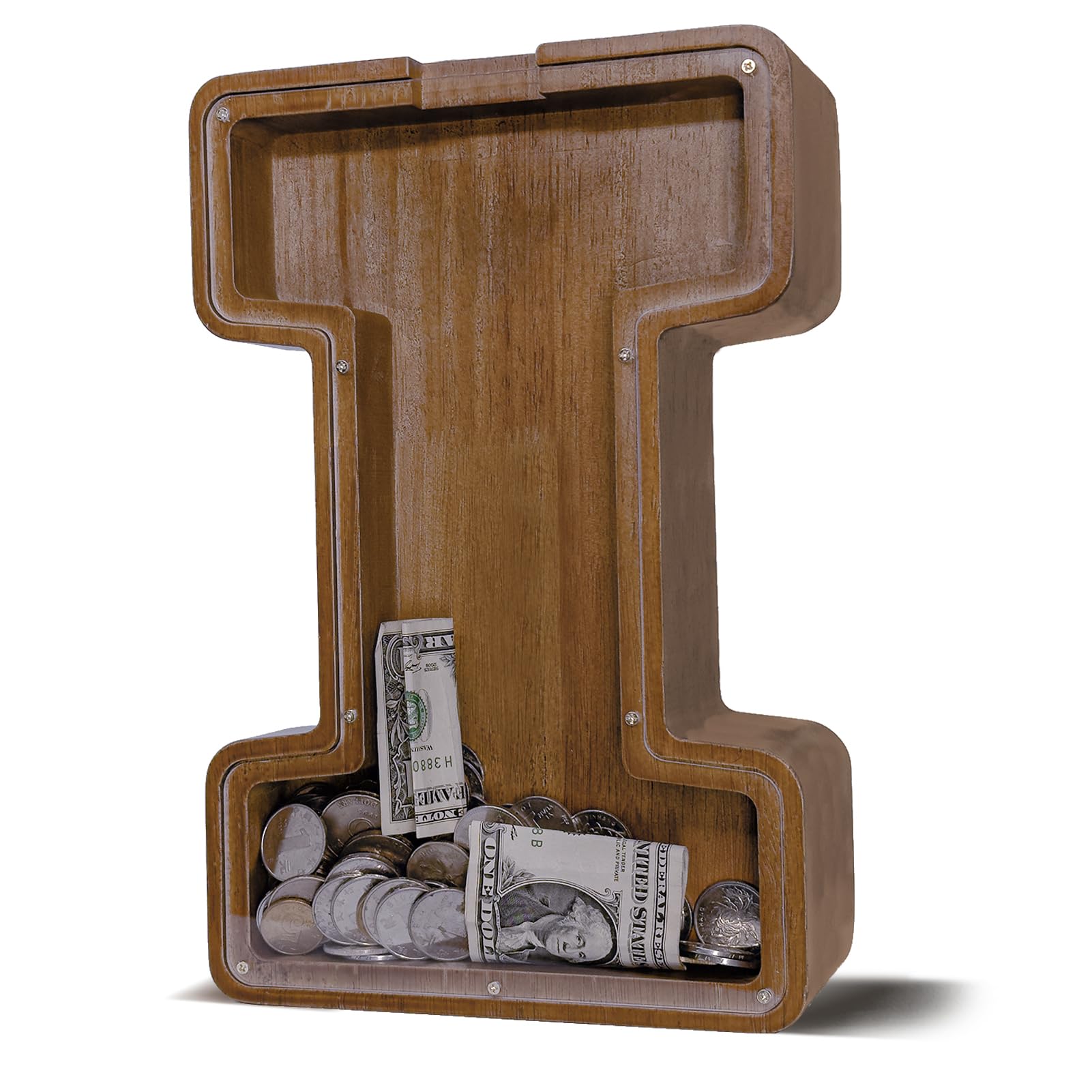 Wooden Letter Piggy Bank - I Initial-12"-image-7523f515-bb21-488a-8a08-ab8acf96f17a-110472