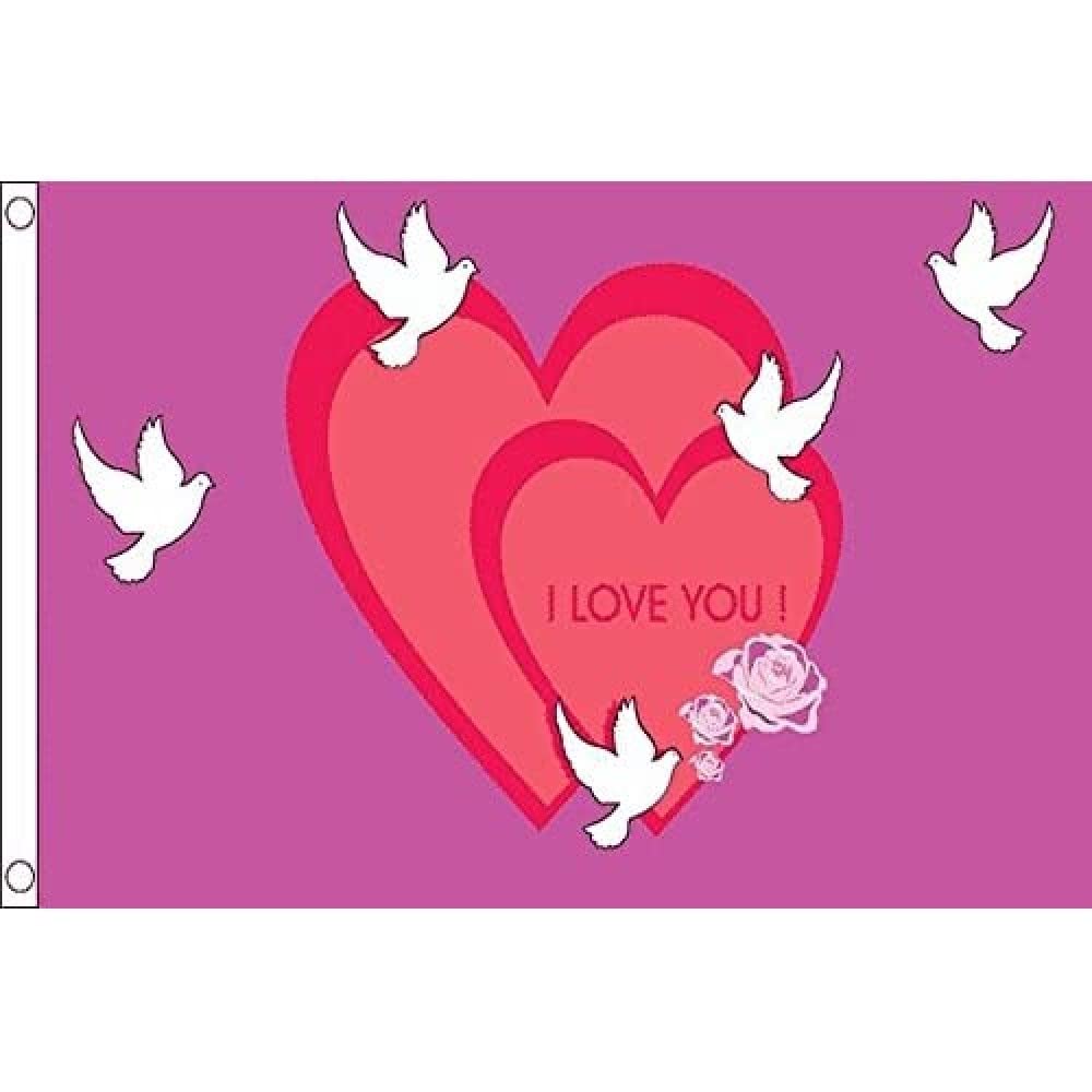 Vibrant 3x5 Ft I Love You Flag - Fade Resistant Polyester Banner-image-f2459bdc-5504-46f7-850c-68d545602480-57225