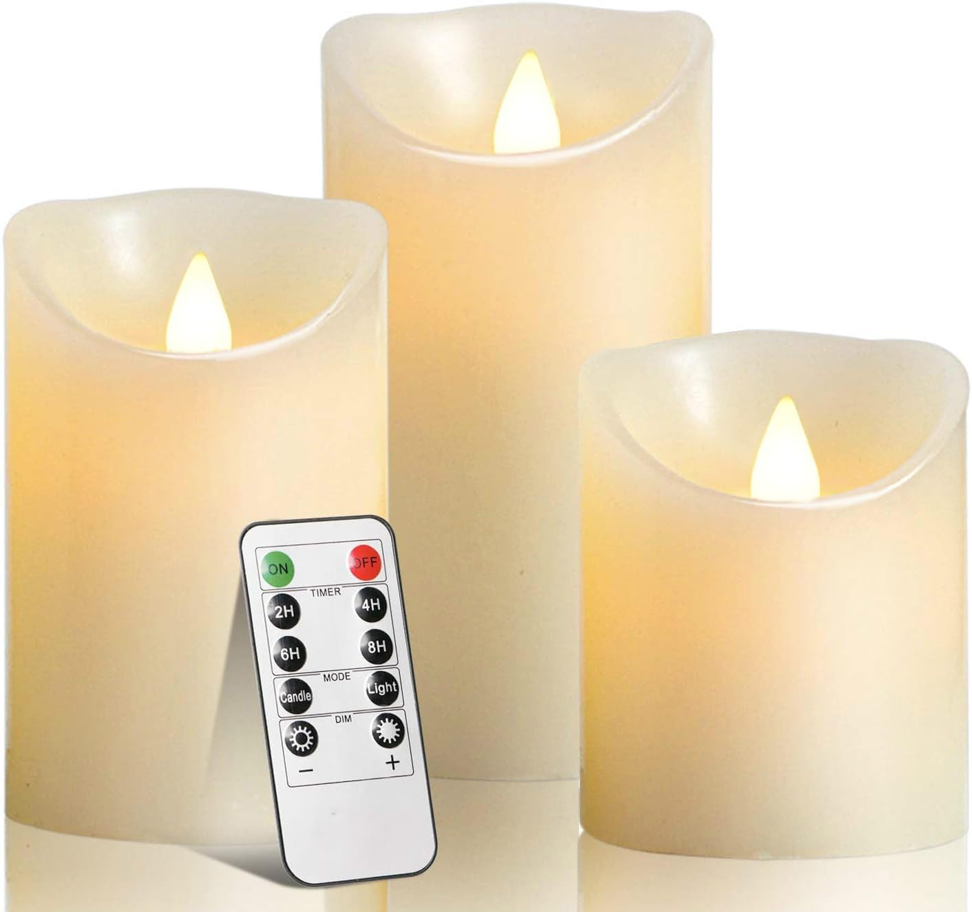 OSHINE LED Candles Flickering Candles Hour Decorating 300 Wax 10 24-image-de7582c4-719a-4e6d-b918-a9cd63bce91a-46295