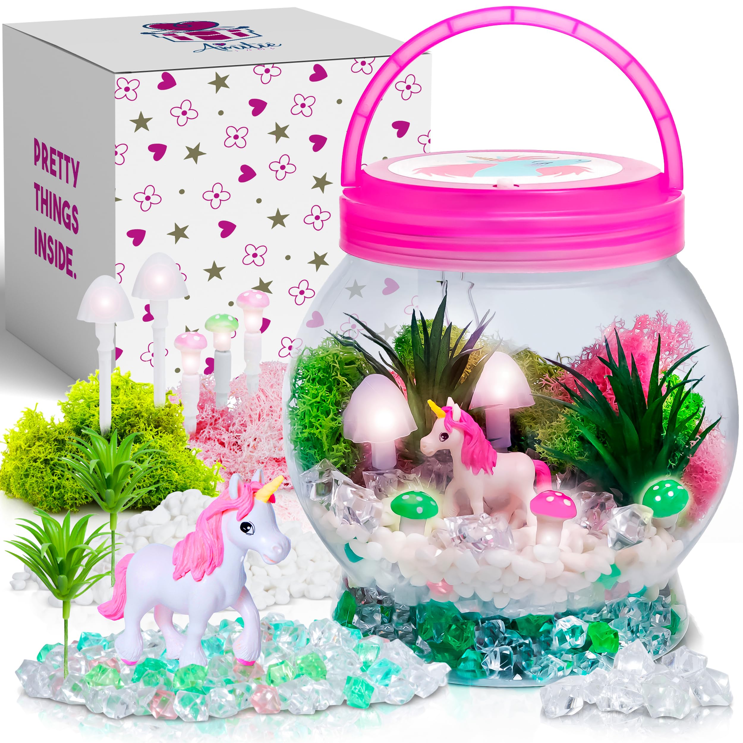 Unicorn Terrarium Kit - Light-Up Craft Set-image-d14d2a28-17d5-4979-b646-e071fd301d68-85382