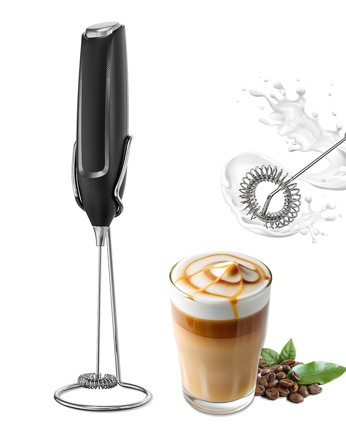 Battery-Operated Handheld Milk Frother with Stand, Electric Foam Maker for Coffee, Latte, Matcha, Hot Chocolate-image-b0d5bede-6338-48be-a858-7526104f4159-67056